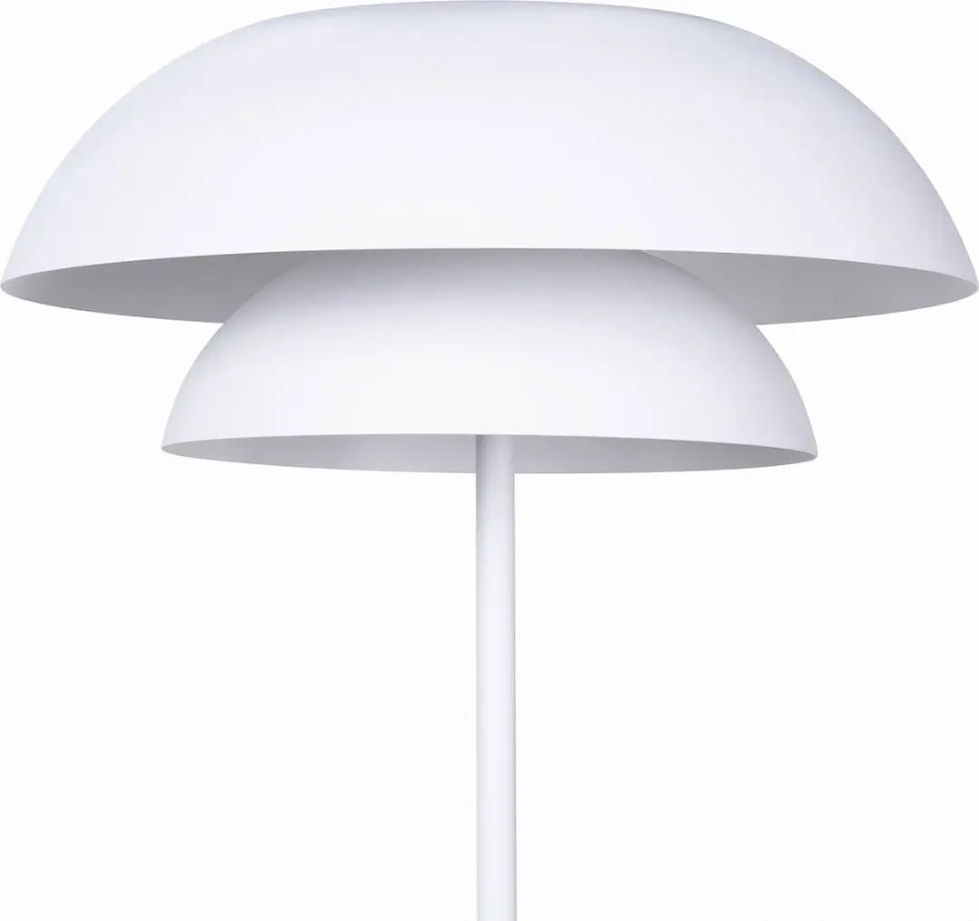 Lucande Vloerlamp 1 Licht E27 151cm - Wit