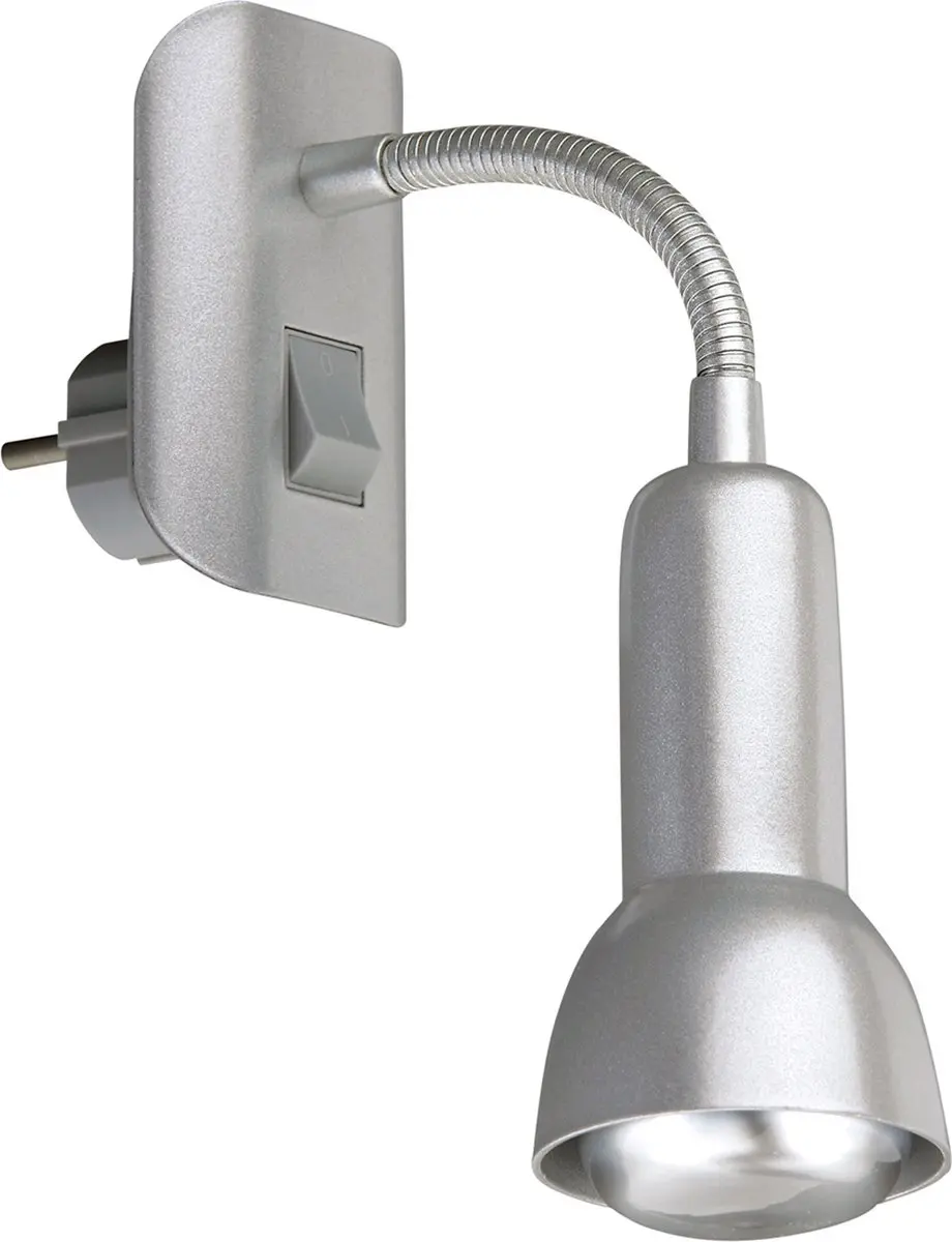 Briloner Paku Stekkerlamp - 25W - Zilver