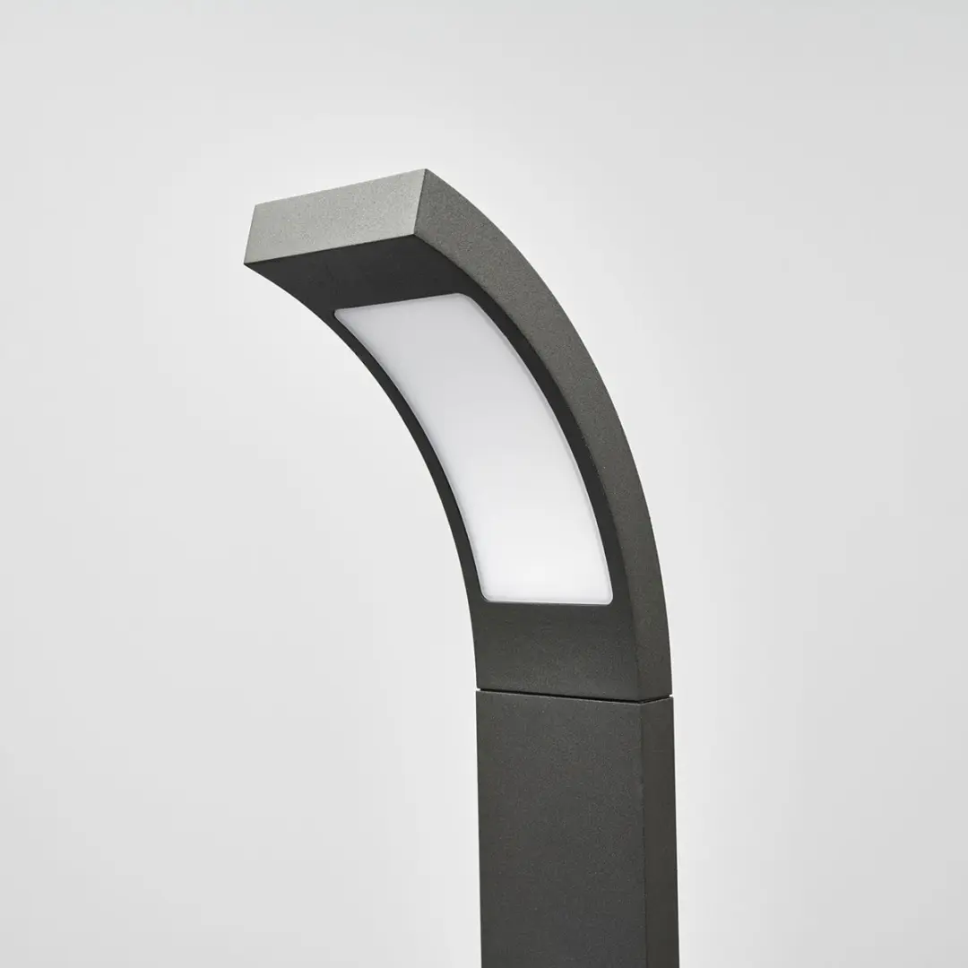 Lucande LED Buitenlamp 4.6W - Grafietgrijs/Opaalwit