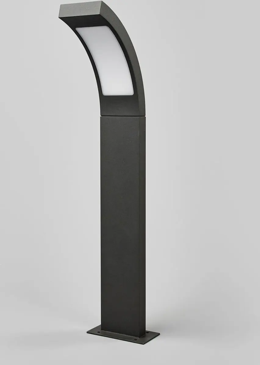 Lucande LED Buitenlamp 4.6W - Grafietgrijs/Opaalwit