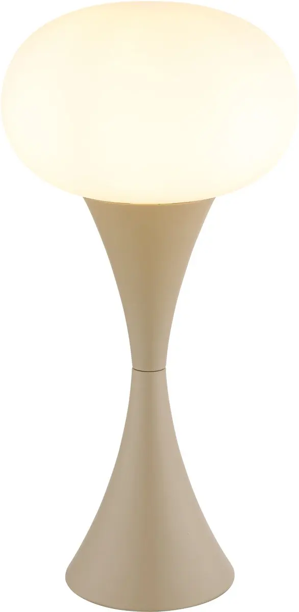 Globo LULA Tafellamp Beige Ø18cm E14