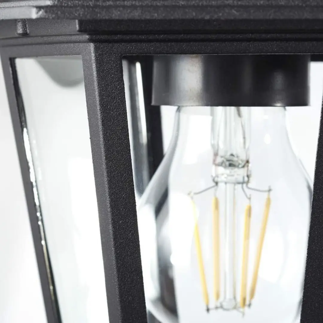 Brilliant Carleen Buitenlamp E27 - Zwart