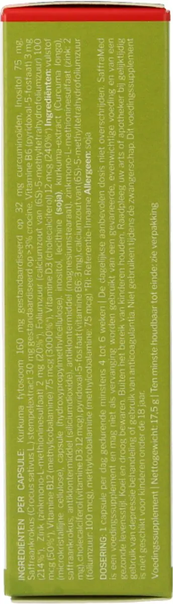 Nutrisan Safframed 30 Vegetarische Capsules