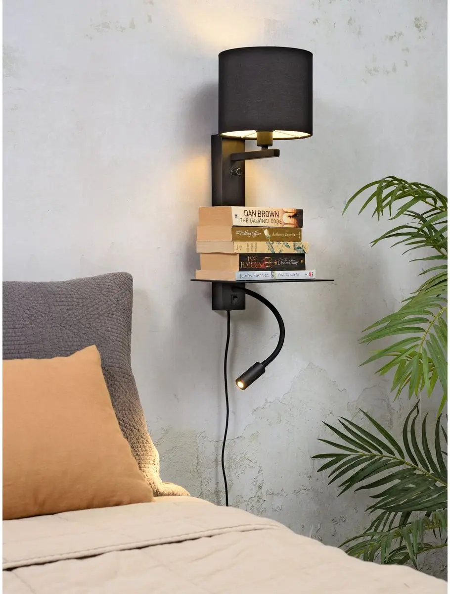 it's about RoMi Wandlamp Florence - Zwart