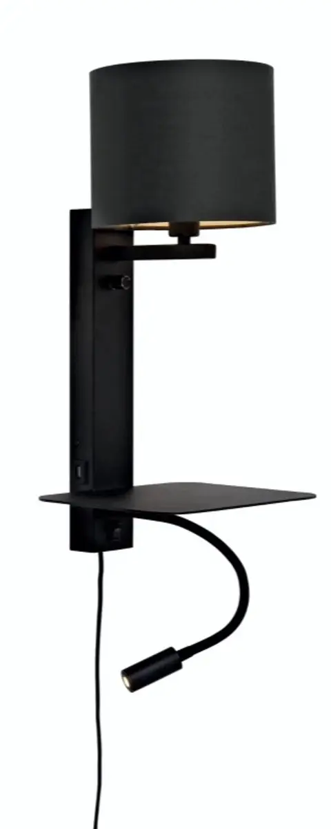 it's about RoMi Wandlamp Florence - Zwart