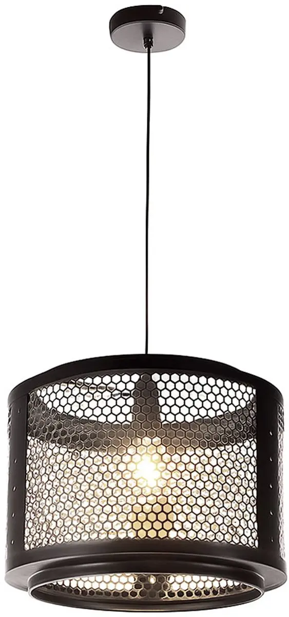 Globo MLK Hanglamp E27 40W - Zwart