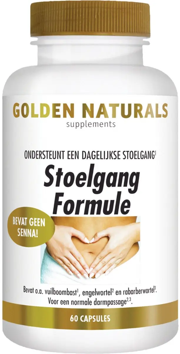 Golden Naturals Stoelgang Support Vegan Capsules 60 Stuks