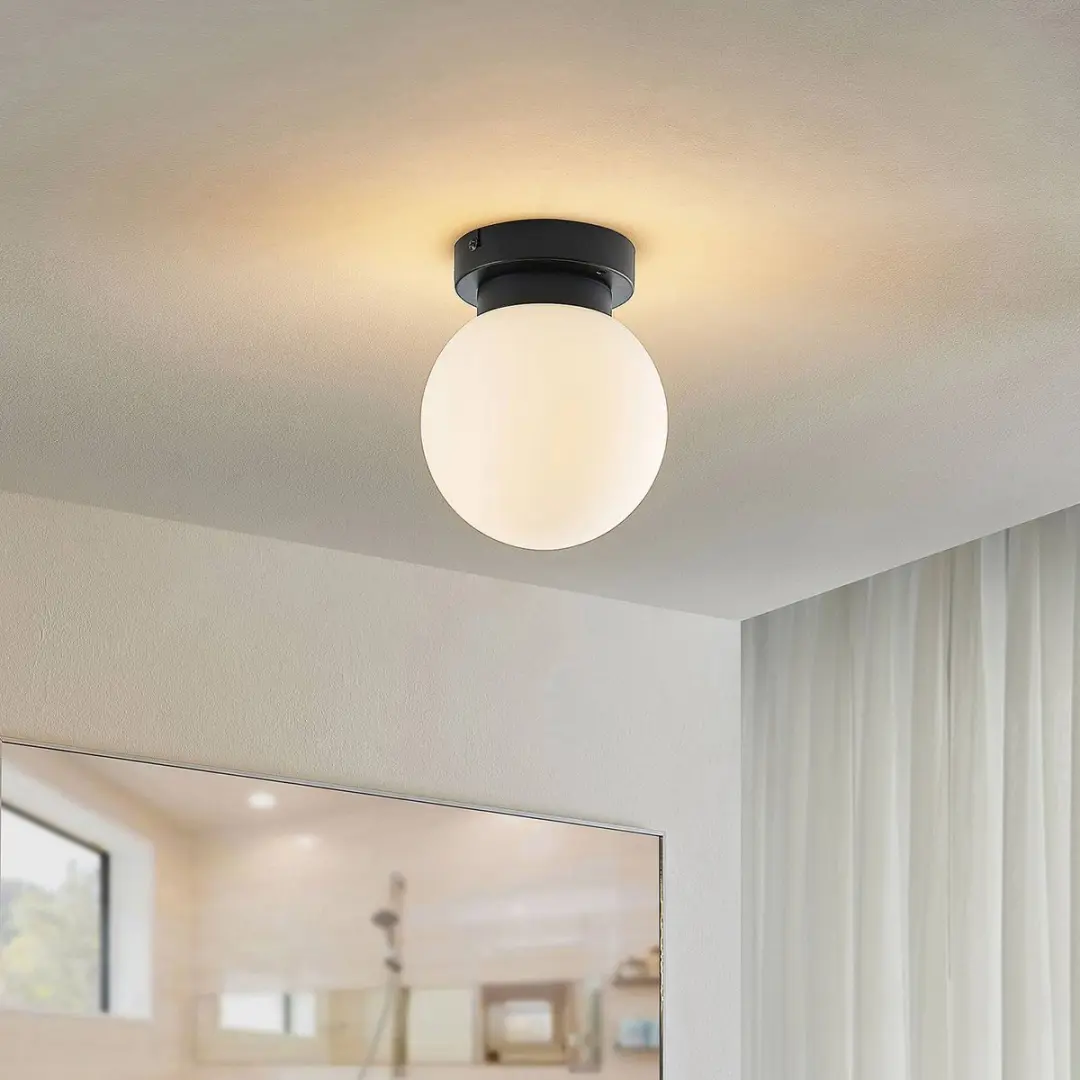 Lindby Plafondlamp Badkamer 1 Licht E14