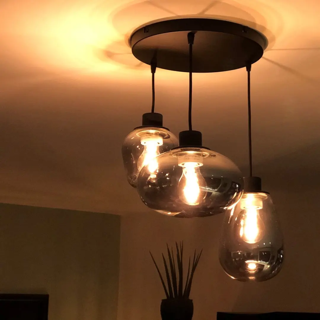 Steinhauer Hanglamp Reflexion 3079ZW - 9 Lichts E27 - Ø30cm - Zwart