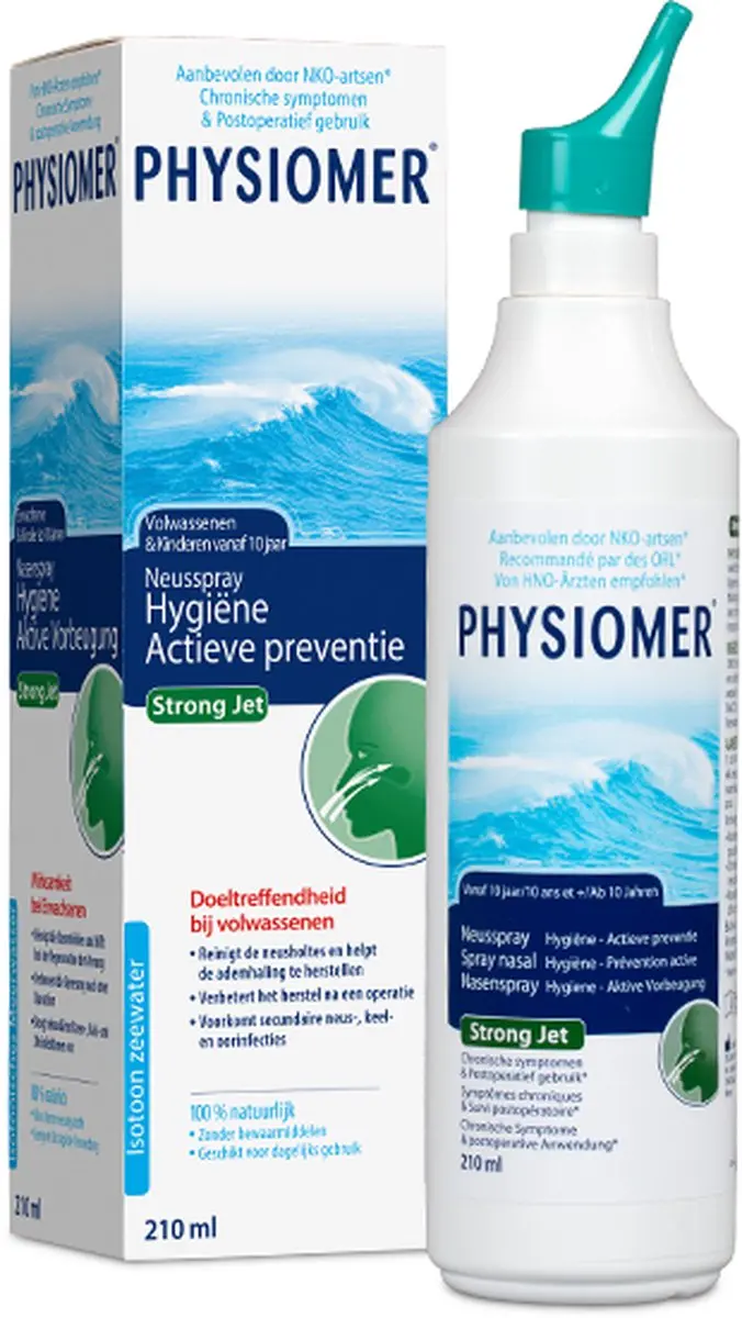 Physiomer Strong Jet Neusspray 210ml - 2 Stuks