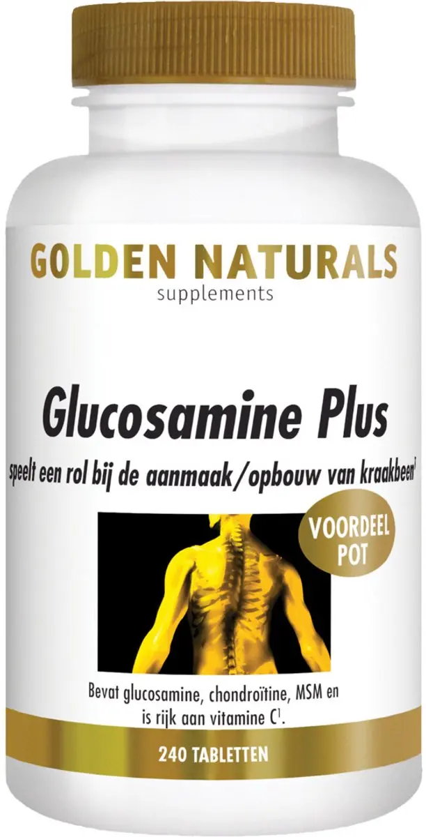Golden Naturals Glucosamine & Chondroïtine 240 tabletten