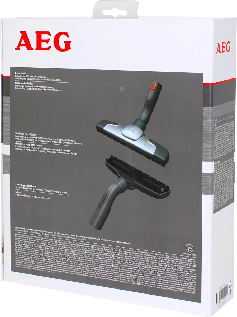AEG Silent Parketto Stofzuigermondstuk 9001677930 - Zwart - afbeelding 6 van 6