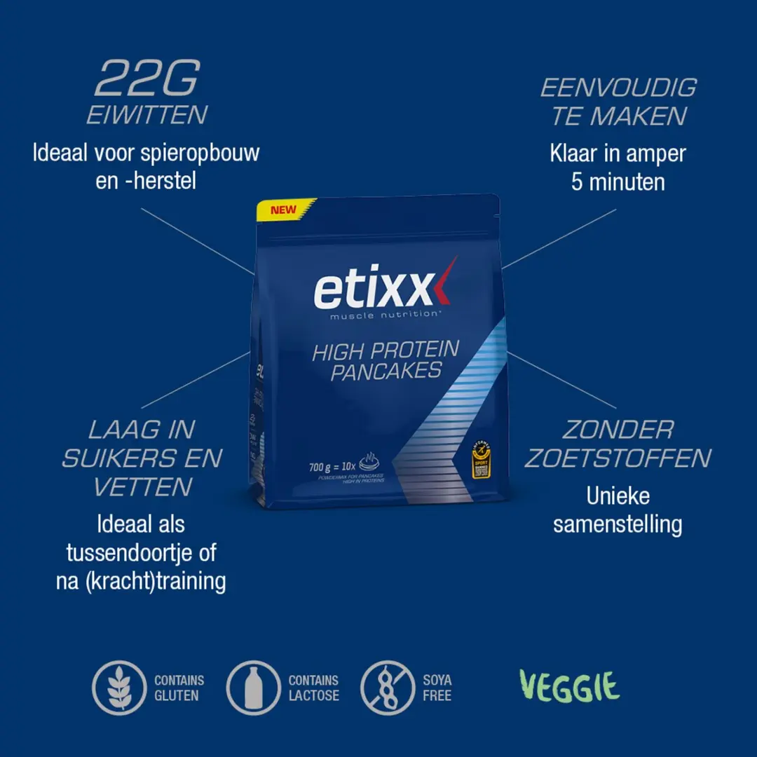 Etixx High Protein Pancakes 700g