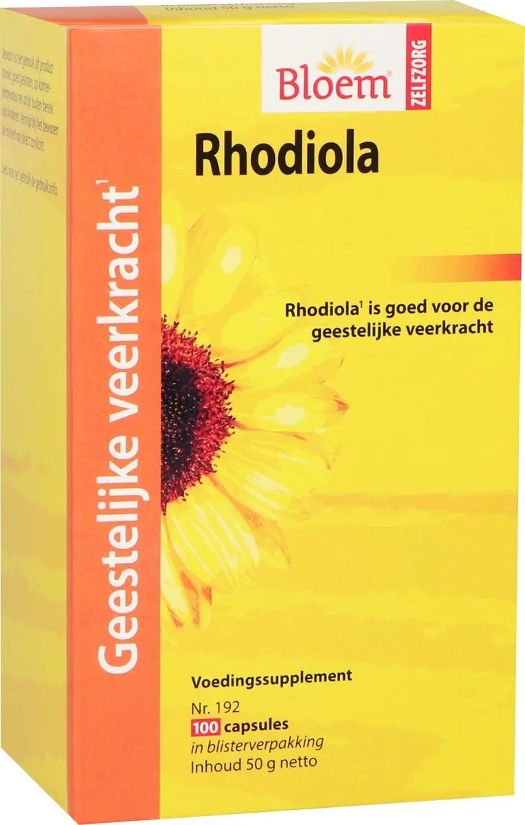 Bloem Rhodiola 100 Capsules
