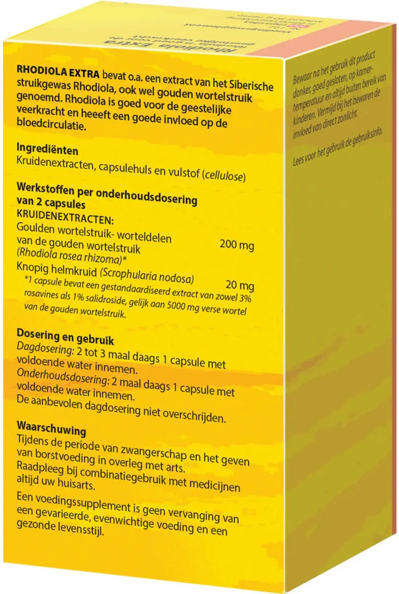 Bloem Rhodiola 100 Capsules