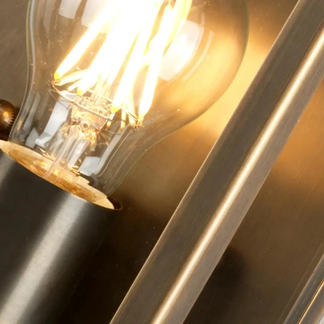 Elstead Lighting Regents Park LED Wandlamp - E27 60W - IP44 - Dimbaar - Aged Brass
