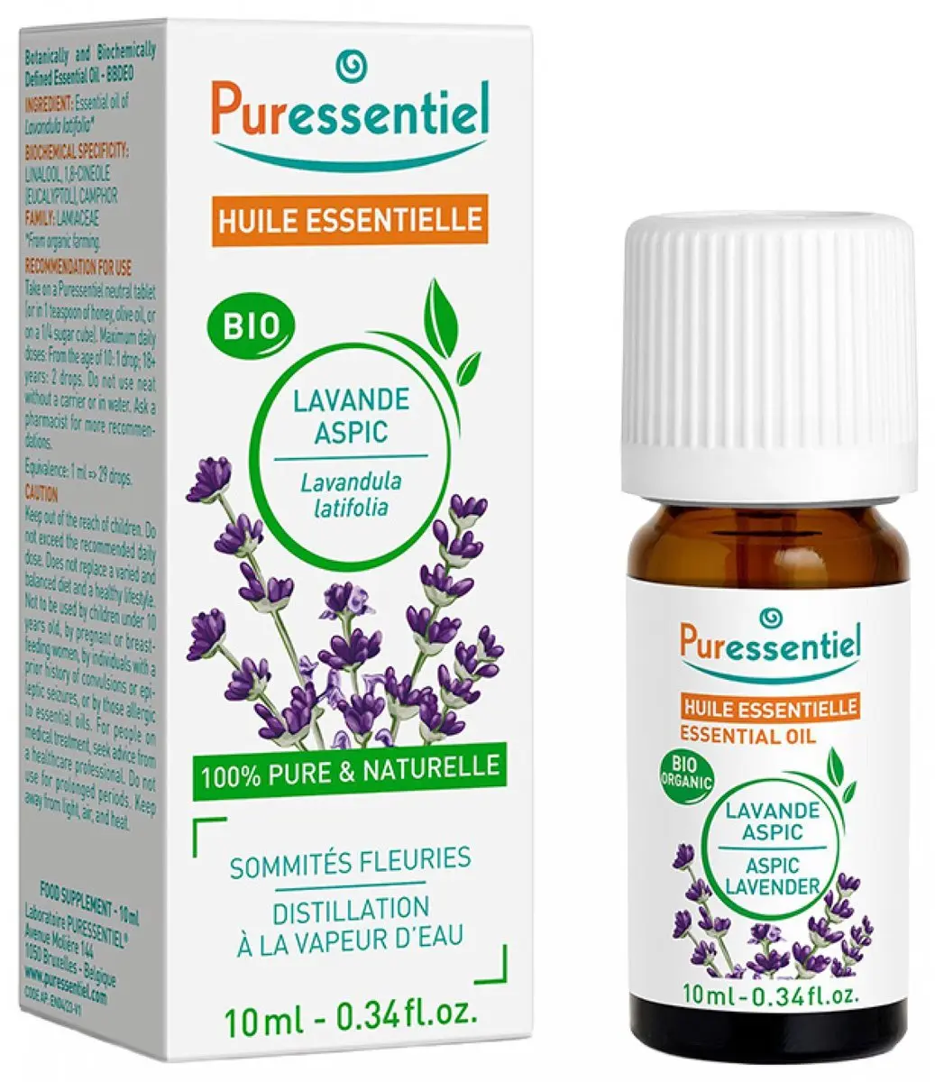 Puressentiel Lavendel Biologische Etherische Olie 10ml