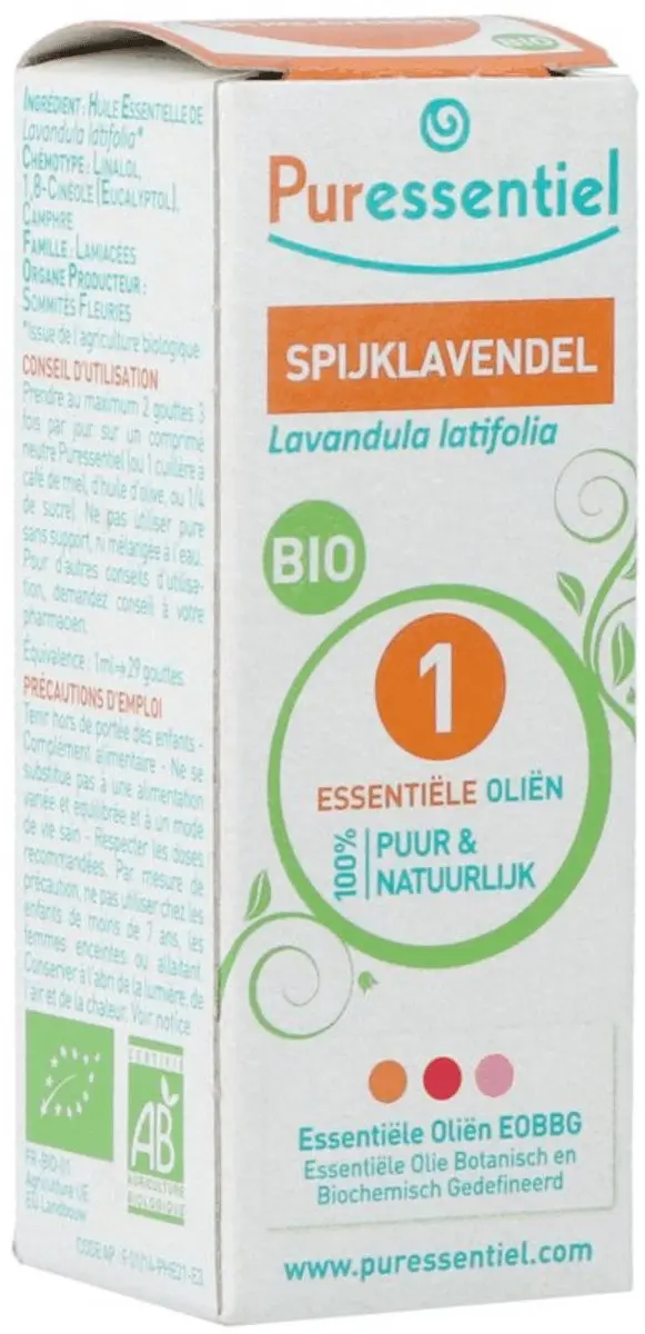 Puressentiel Lavendel Biologische Etherische Olie 10ml
