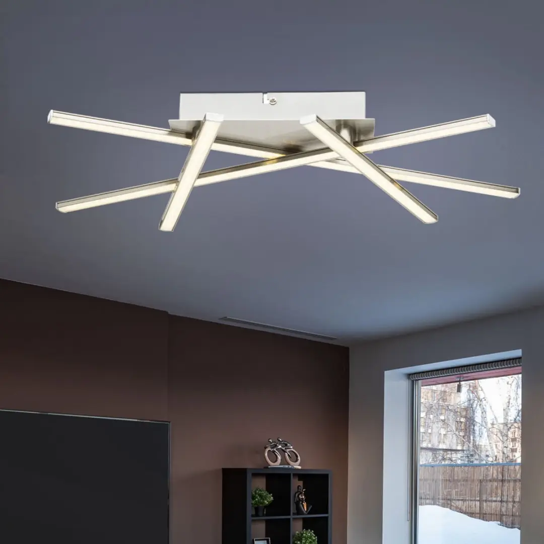 Globo LED Plafondspot 4 Staven - 20W - Zilver