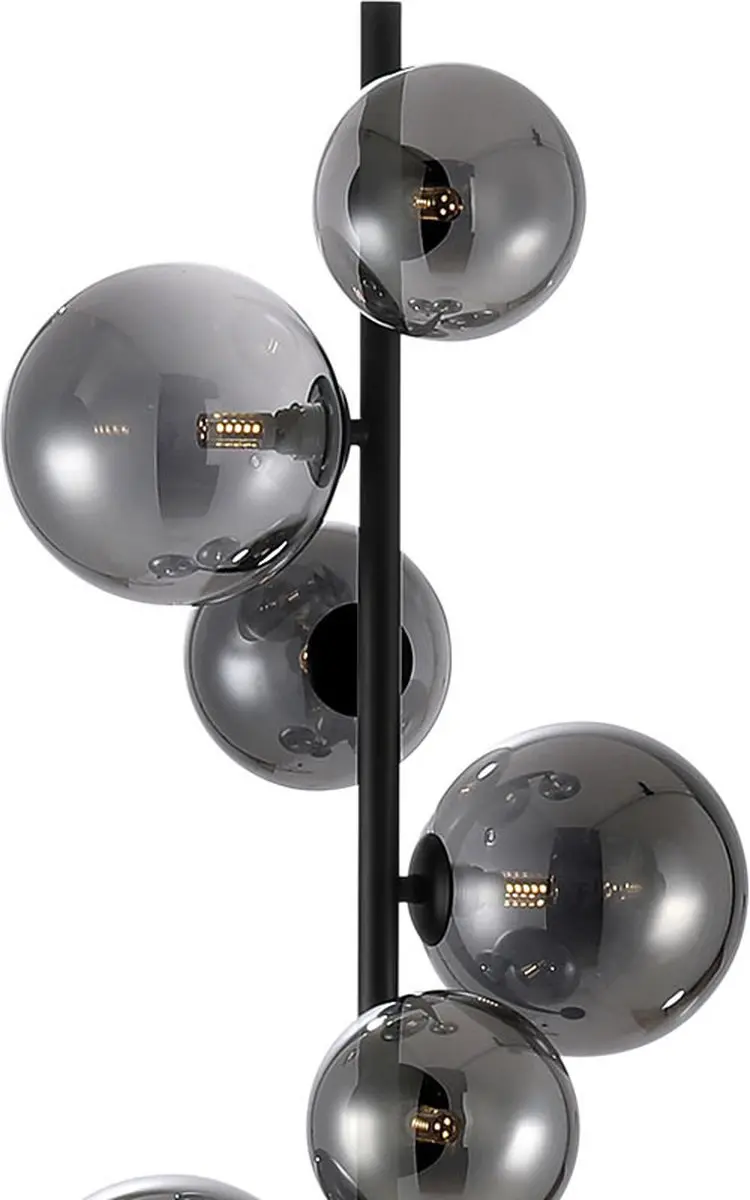 Freelight Calcio Vloerlamp 6x G9 LED - 170cm Zwart
