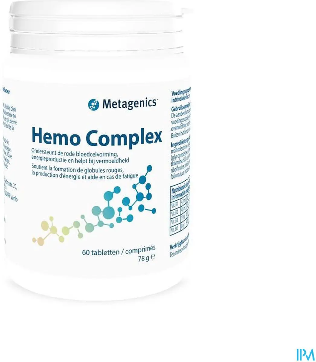 Metagenics Hemo Complex 60mg - 60 Stuks