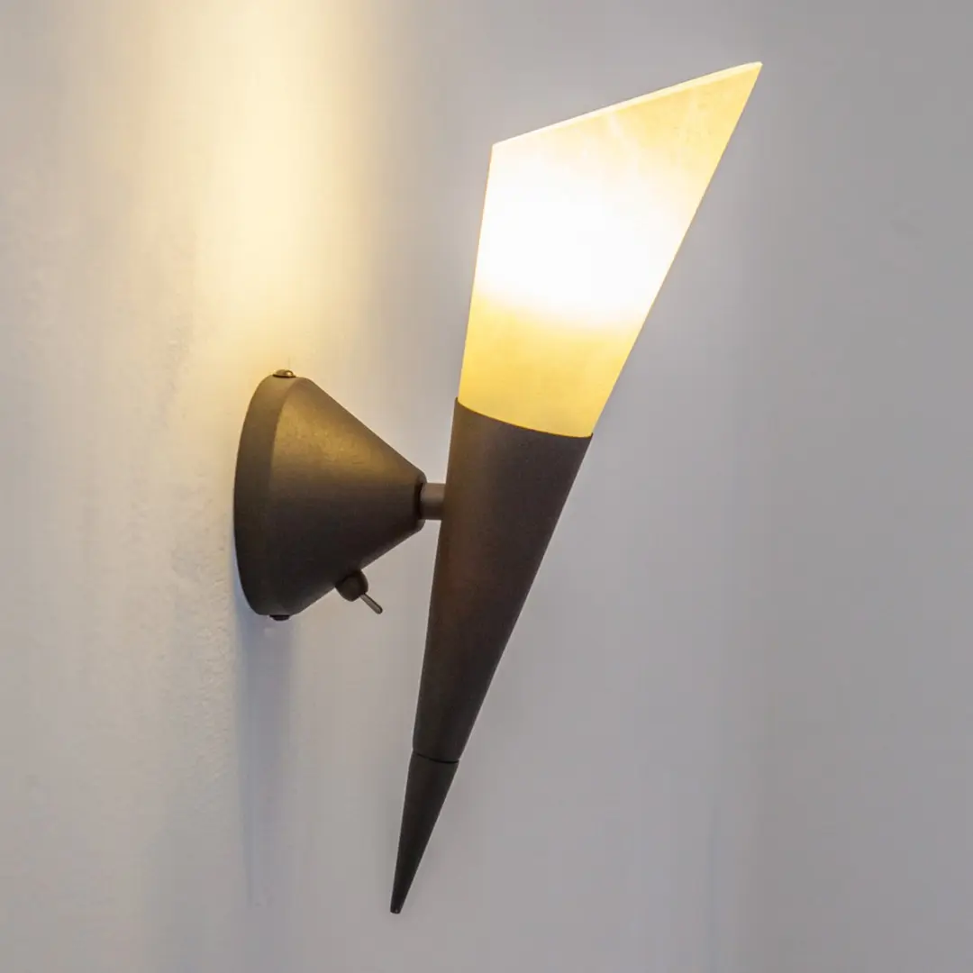 Lindby Wandlamp Metaal Glas 34cm E14