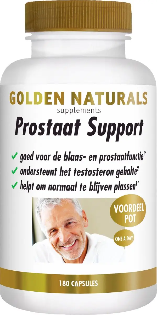 Golden Naturals Prostaat Support 180 Vegan Capsules