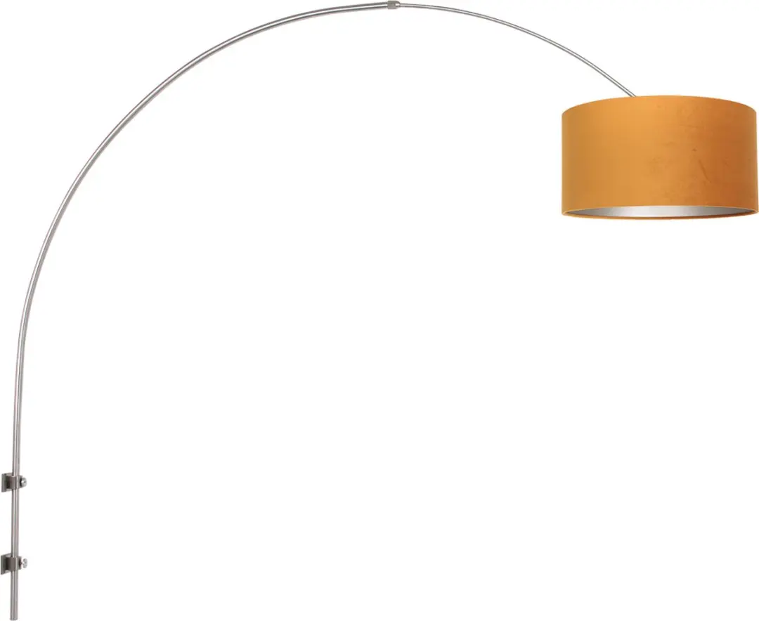 Steinhauer Sparkled Light 8147ST Wandlamp - Goud/Zilver - 145cm