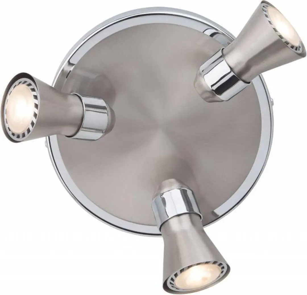 Brilliant SANNY Plafondlamp - 4 Lichtpunten - Chroom - afbeelding 6 van 6
