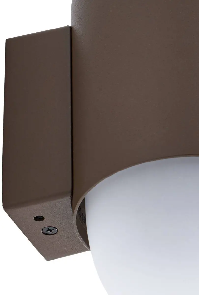 Lindby Wandlamp Buiten 1 Licht E27 - Bruin/Wit