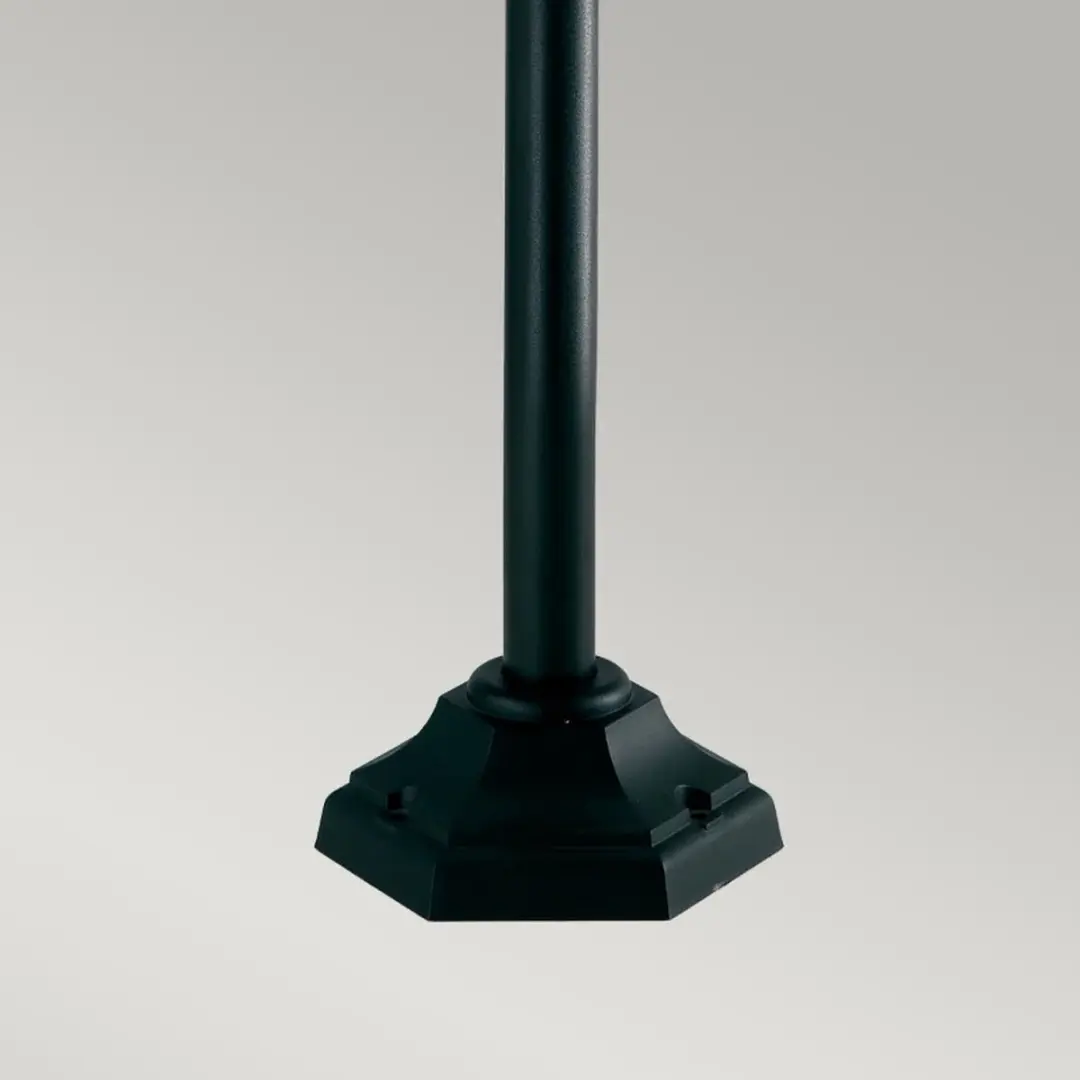 Elstead Shannon LED Tuinpilaar E27 60W - IP44 - Zwart