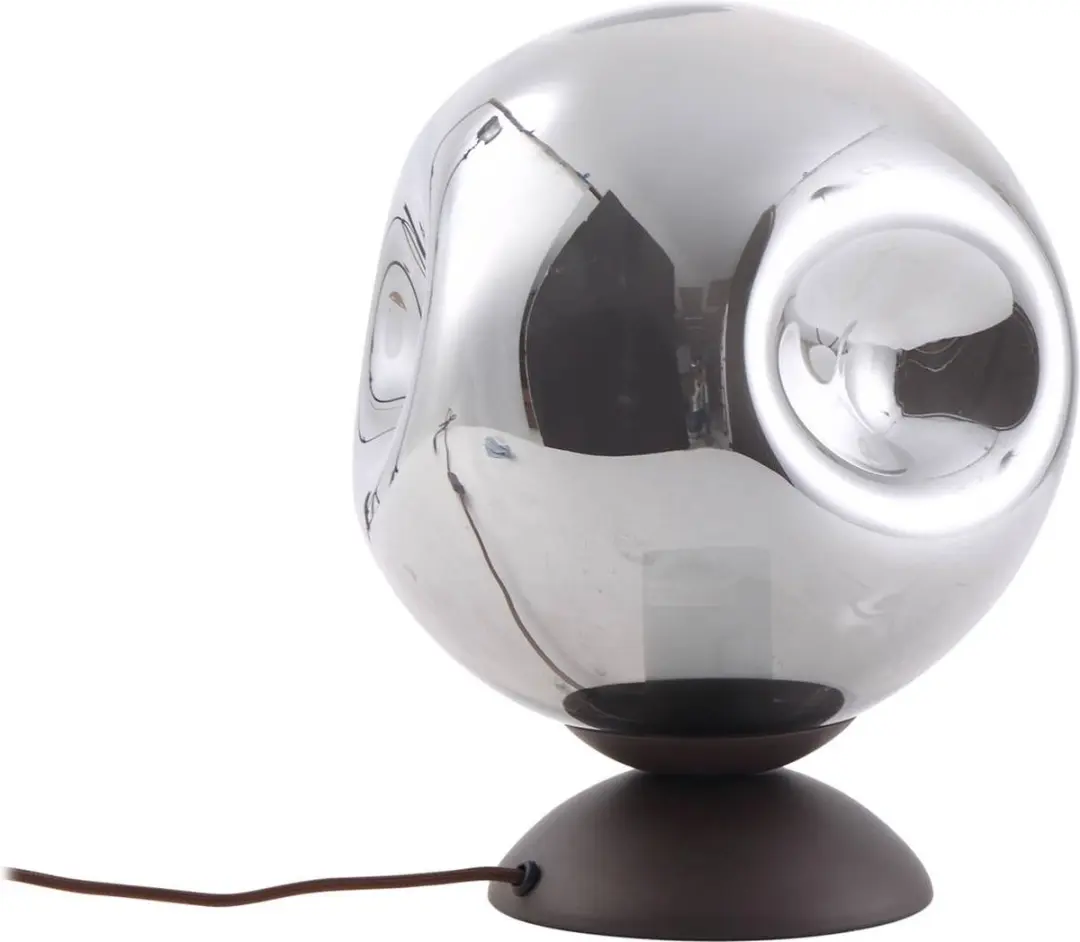 Lindby Tafellamp 1 Licht - Rookgrijs/Koffie