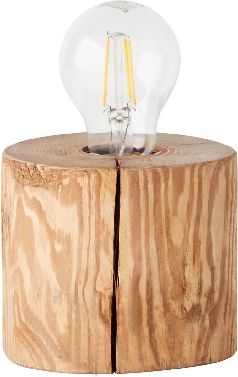 Brilliant Trabo Tafellamp - Hout - Ø10cm
