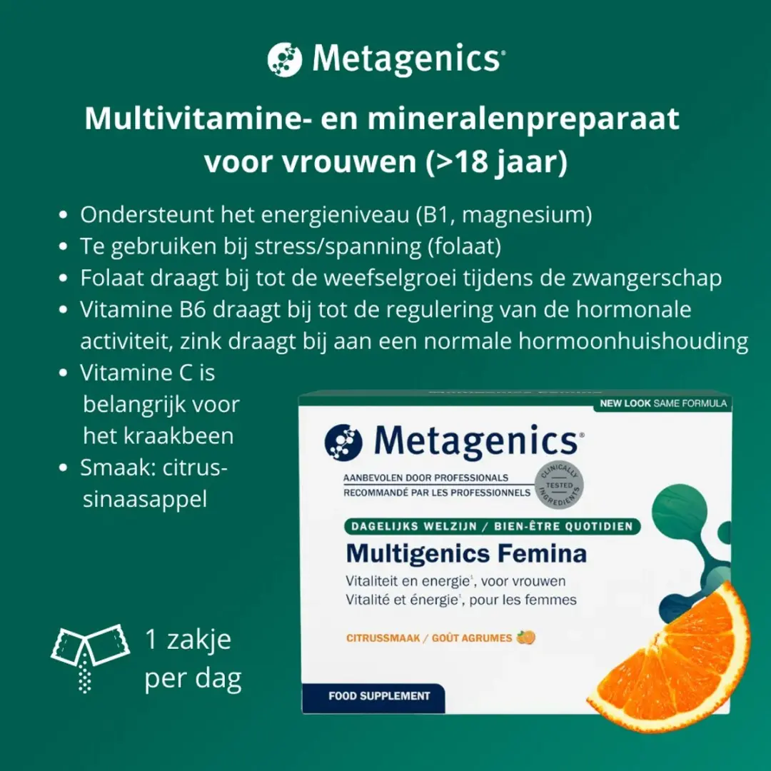 Metagenics Multigenics Femina 30ml - 30 Stuks