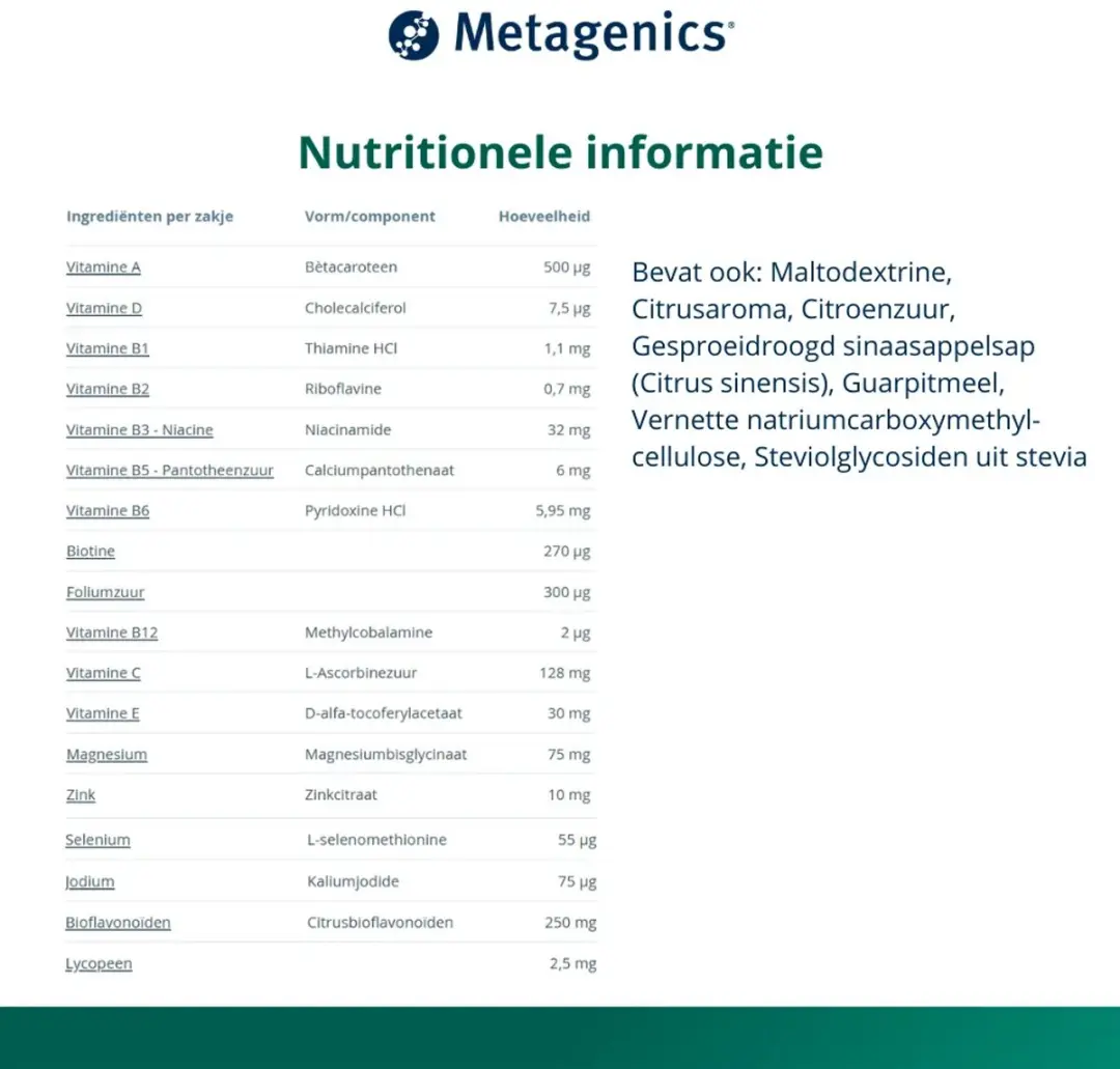 Metagenics Multigenics Femina 30ml - 30 Stuks