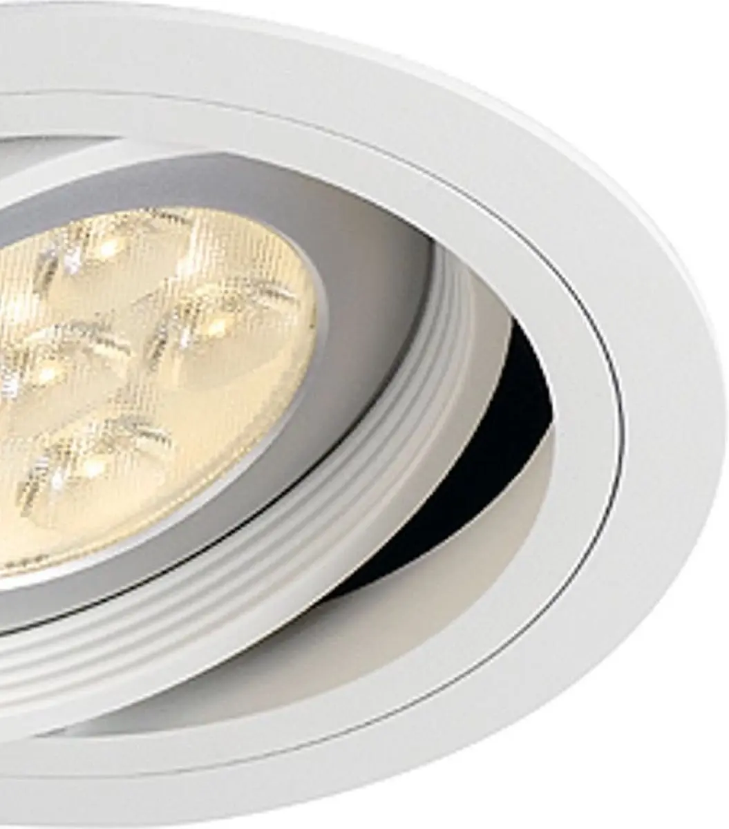SLV NEW TRIA ES111 Wandlamp - 75W - Ø16,5cm - Mat wit