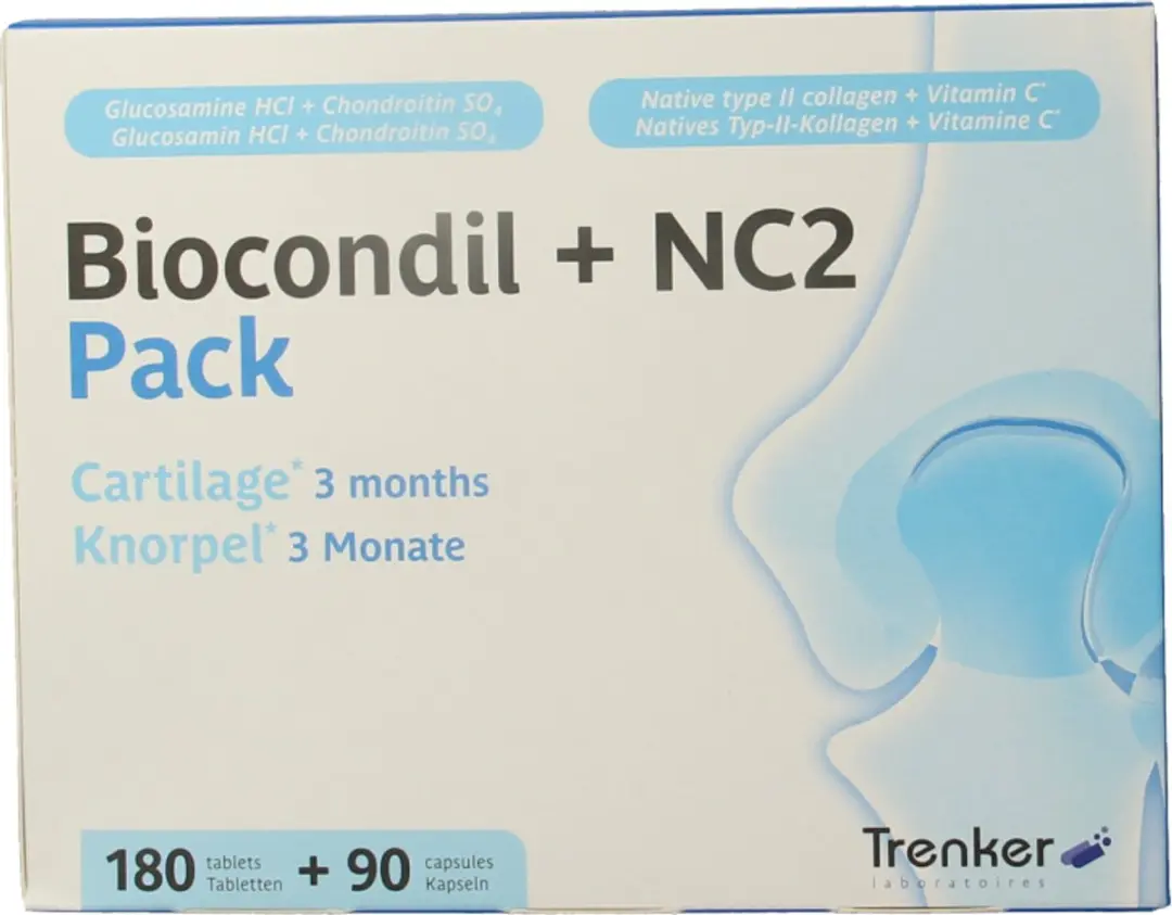 Trenker Biocondil 180 Tabs + NC2 90 Caps - 1 Set