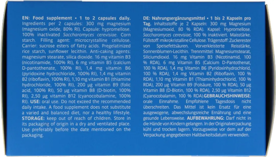 Trenker Magnesis 90 Capsules - 90 mg