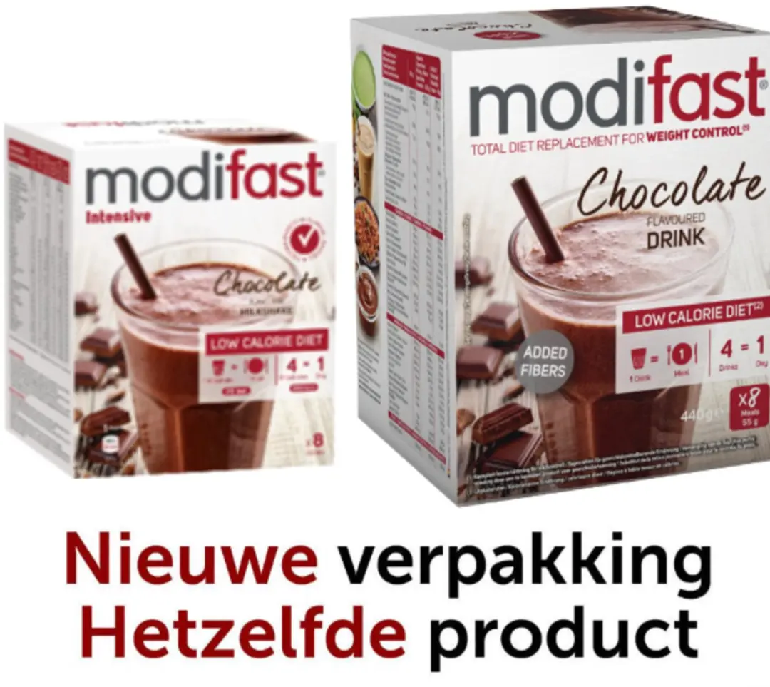 Modifast Intensive Milkshake Chocolade - 8x55g