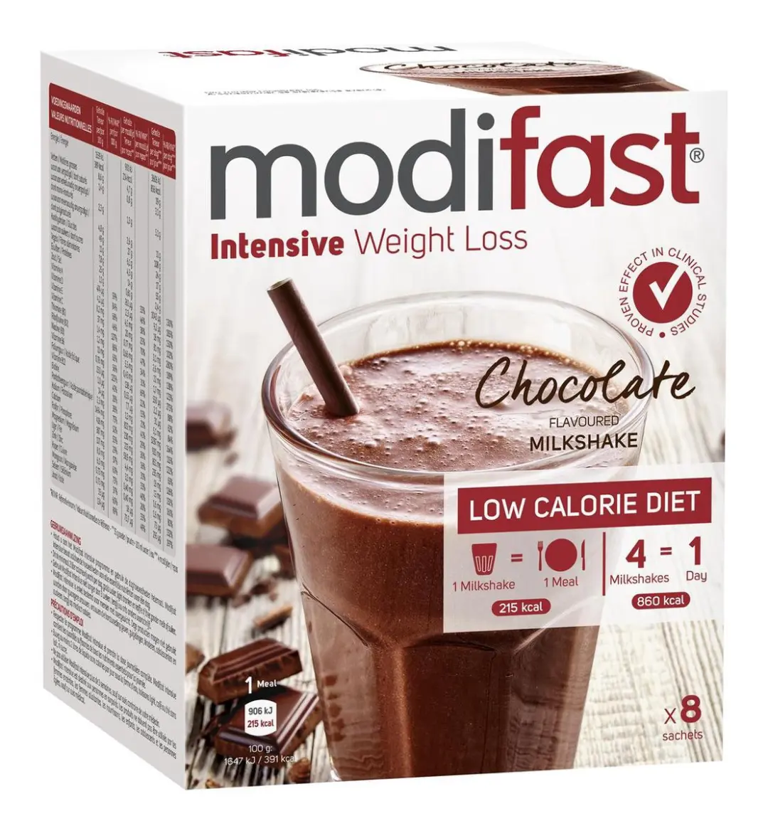 Modifast Intensive Milkshake Chocolade - 8x55g