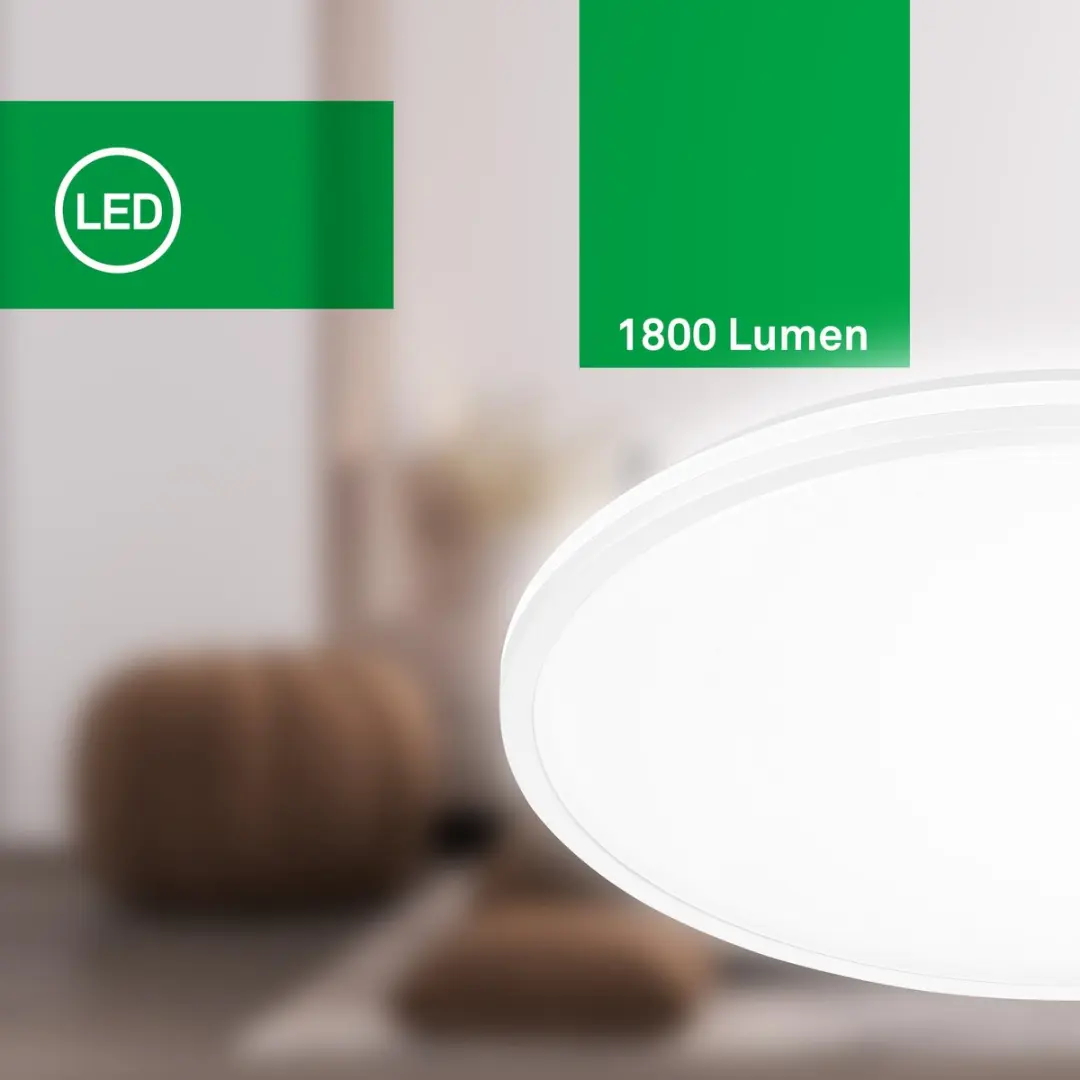 Briloner Pulap A LED Plafonnière 33cm - Wit