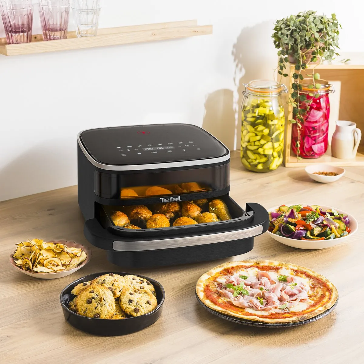 Tefal Easy Fry XL FW4018 Airfryer 2200W - 4L - Zwart