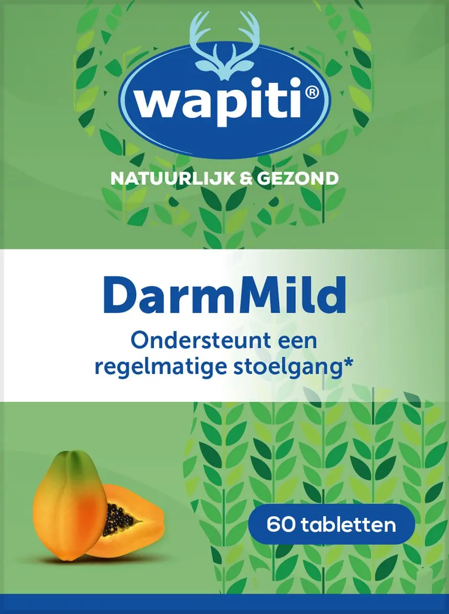 Wapiti Darmmild Voedingssupplement 60 Tabletten