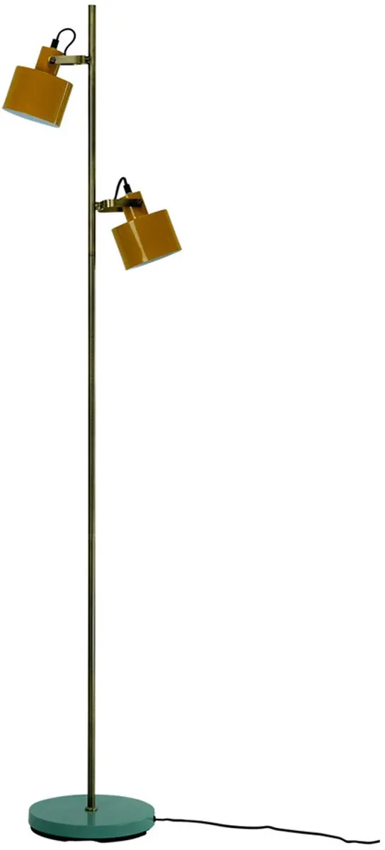 Dyberg Larsen Ocean Curry Staande Lamp 2x40W
