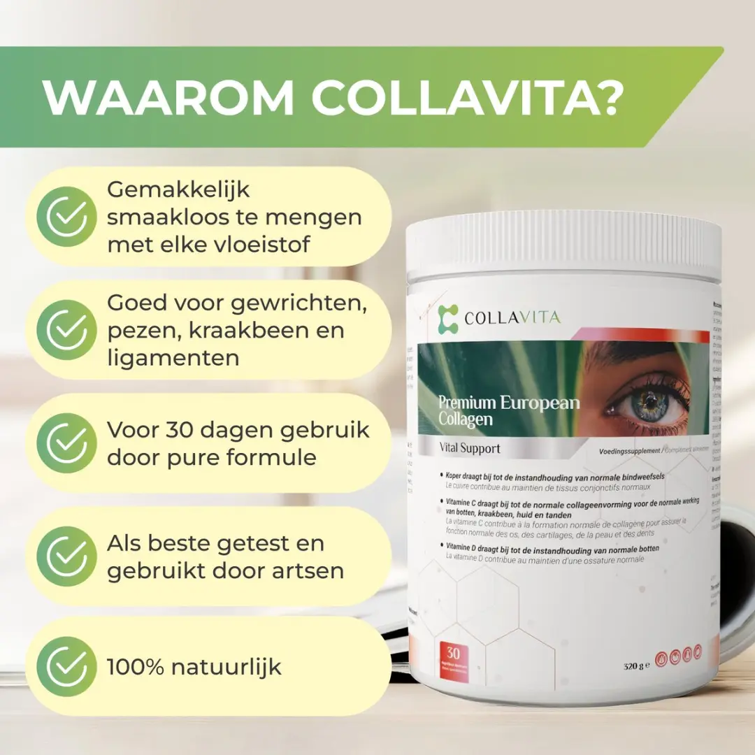 Collavita Sport Collageen Poeder 320g - 30 Stuks