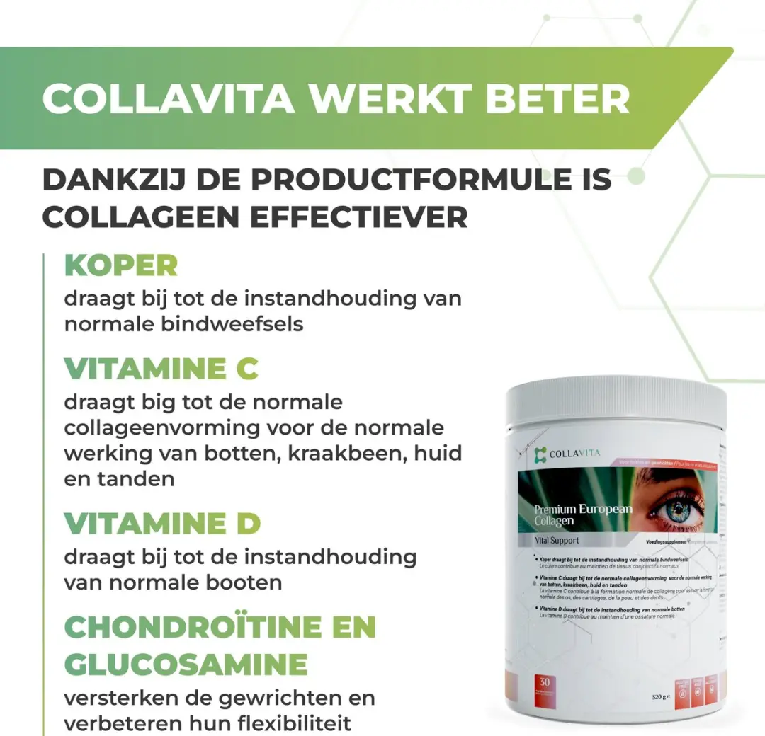 Collavita Sport Collageen Poeder 320g - 30 Stuks