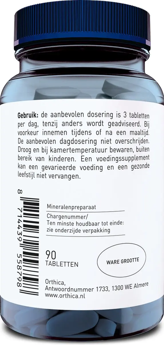 Orthica Kalium-100 Mineralen - 90 Tabletten