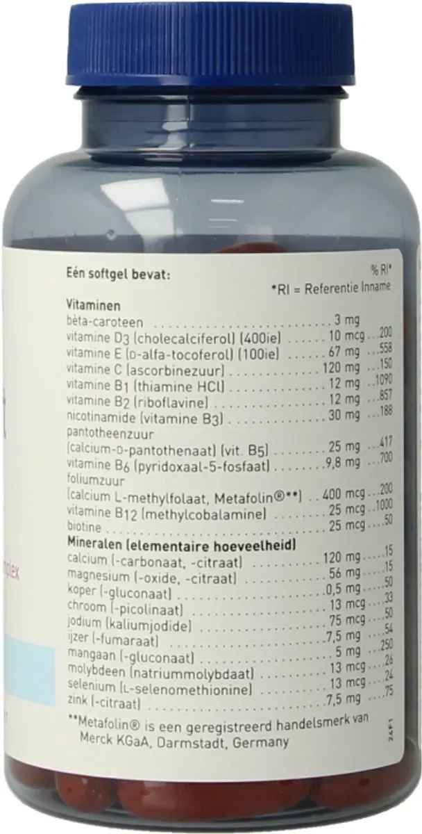 Orthica Multi Soft Multivitaminen 60 Softgels