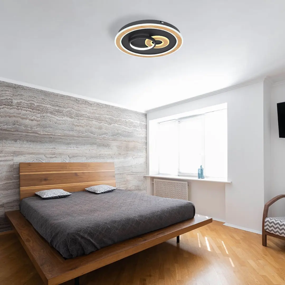 Globo Plafondlamp Smart LED 50W 2200lm - Zwart