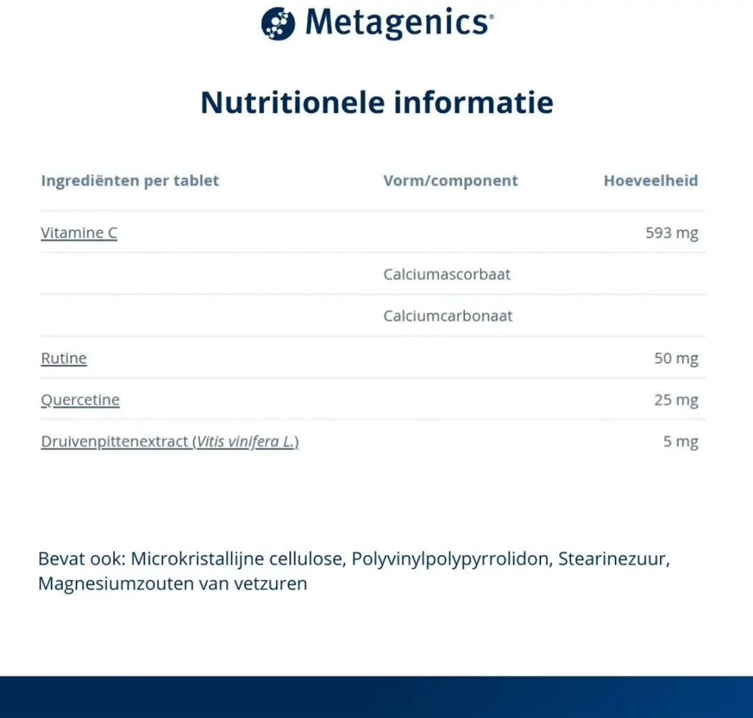 Metagenics Esterol C 675 - 100 Stuks